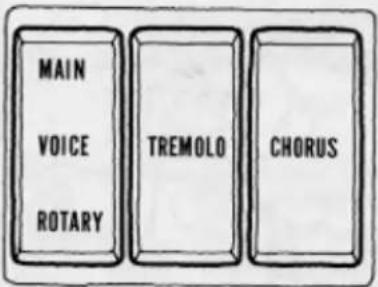 MAIN VOICE ROTARY TREMOLO CHORUS