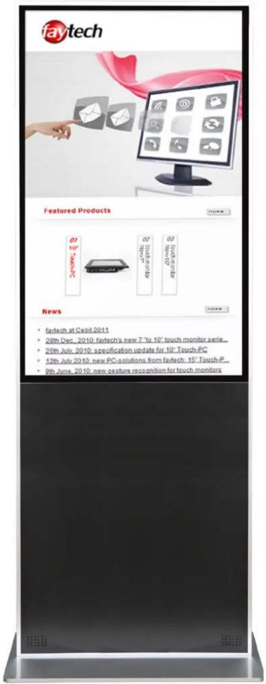 Faytech FT133TMBCAP - 42" Großformat-Multi-Touch-PC Kiosk - 1