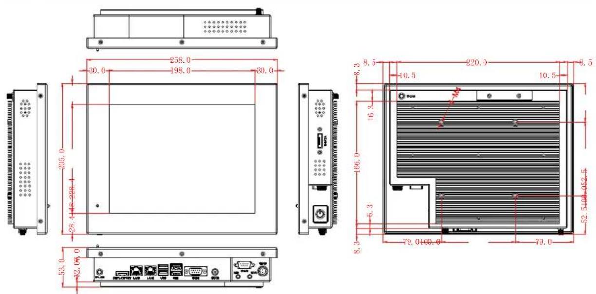 Faytech FT133TMBCAP - 7'' - 19'' resistive Touch-PC-Serie - 2