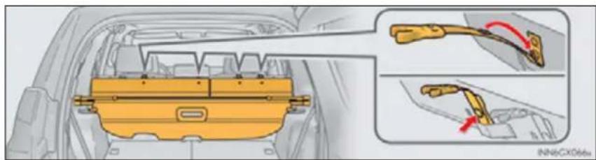 LEXUS GX 460 (2016) - ■ Adjusting the sub cover - 1