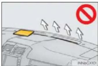 Diagram showing traffic flow with directional arrows and a no-smoking symbol, likely indicating vehicle lanes or traffic restrictions.