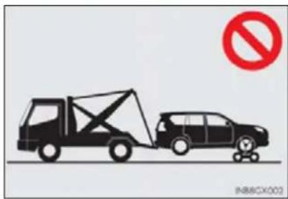 LEXUS GX 460 (2016) - Towing with a sling-type truck - 1