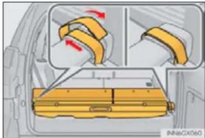 LEXUS GX 460 (2016) - ■ Stowing the luggage cover - 3