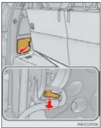 LEXUS GX 460 (2016) - ■ When the fuel filler door cannot be opened by pressing the inside switch - 1