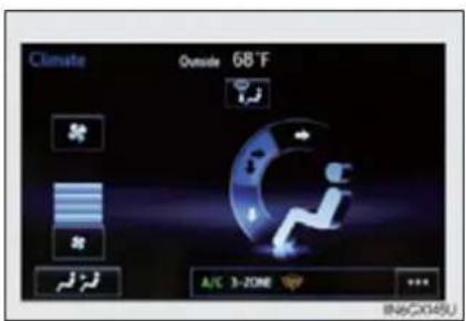 Climate Outside 68°F A/C 3-ZONE B46CX045U