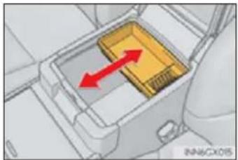 LEXUS GX 460 (2016) - Console box (if equipped) - 3