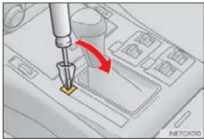 LEXUS GX 460 (2016) - If the shift lever cannot be shifted from P - 1