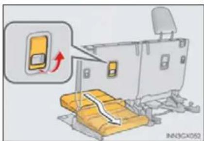 Diagram showing a device with a yellow panel and directional arrow, likely illustrating a process or system change.