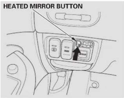 HEATED MIRROR BUTTON