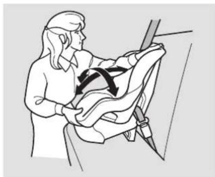 Honda Civic Hybrid (2004) - Installing a Child Seat with a Lap/Shoulder Belt - 4