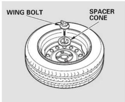 WING BOLT SPACER CONE