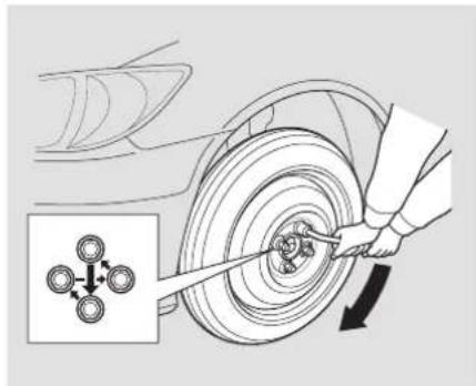 Honda Civic Hybrid (2004) - Changing a Flat Tire - 2