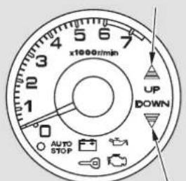 4 5 6 7 x1000/min 3 2 1 0 AUTO STOP UP DOWN