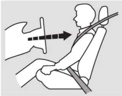 Honda Civic Hybrid (2004) - Adjust the Steering Wheel Maintain a Proper Sitting - 1
