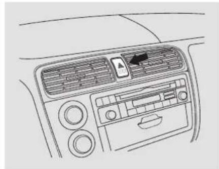Honda Civic Hybrid (2004) - Instrument Panel Brightness Hazard Warming Buttons after you stop - 2