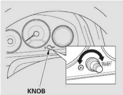 KNOB SELECT RESET