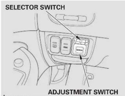 SELECTOR SWITCH ADJUSTMENT SWITCH