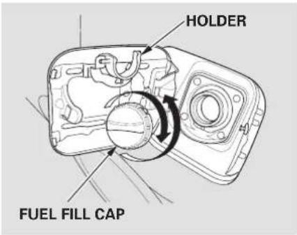 HOLDER FUEL FILL CAP
