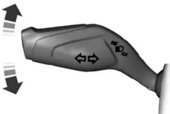 Close-up of a gray electric vehicle head with directional arrows indicating flow or movement (no text or symbols)
