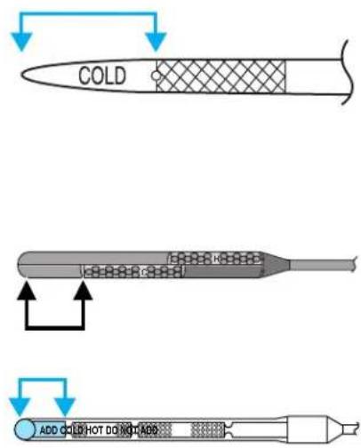 COLD ADD COLD HOT DO NOT ADD