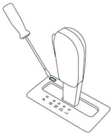 Line drawing of a mechanical lever mechanism with no text or symbols