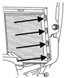 Diagram of a device's internal structure with arrows indicating flow or movement (no text or symbols present)
