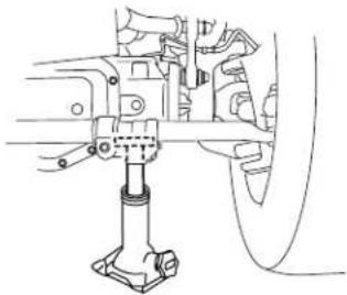 Technical line drawing of a mechanical assembly with no visible text or symbols
