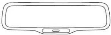 Simple line drawing of a rectangular object with a small protrusion at the bottom (no text or symbols)