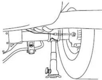 Technical line drawing of a mechanical assembly with no visible text or symbols