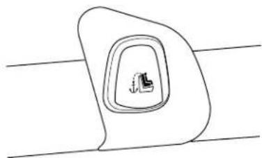 Simple line drawing of a mechanical component with a central bracket (no text or symbols)