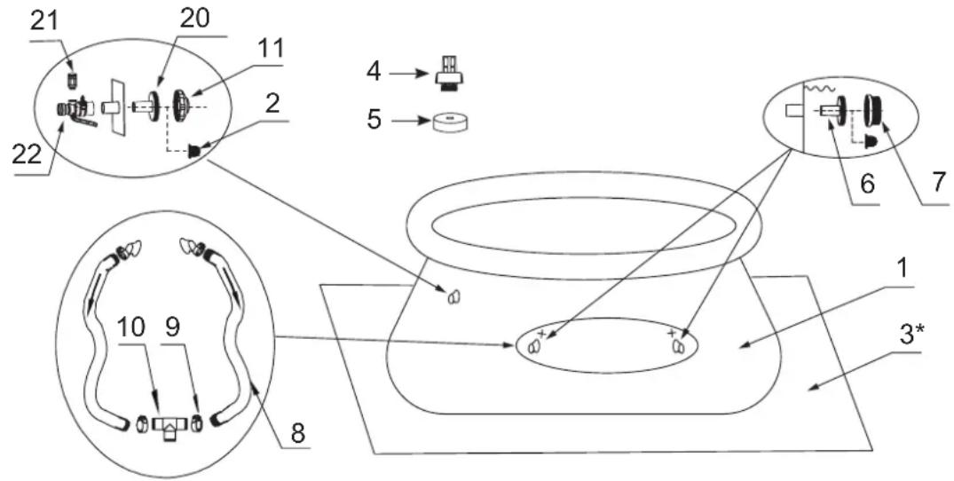 21 20 11 2 4 → 5 → 22 10 9 8 6 7 1 3*