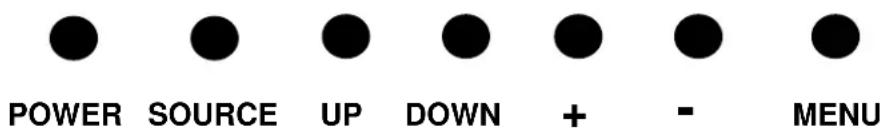 POWER SOURCE UP DOWN + - MENU