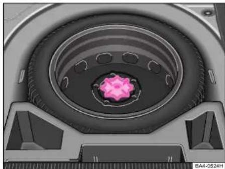 SKODA Octavia Tour (2005) - Spare wheel - 1