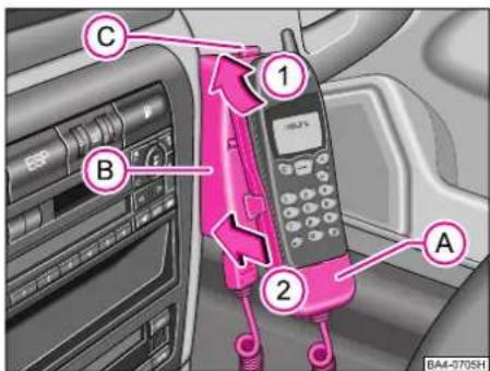 SKODA Octavia Tour (2005) - Mobile phone, hands-free system\* - 2