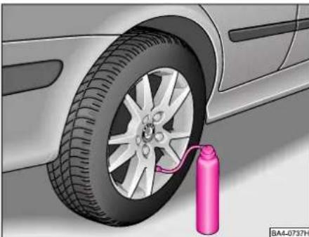 SKODA Octavia Tour (2005) - Tyre repair spray\* - 1