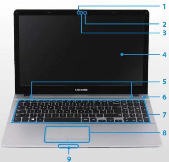 SAMSUNG 4 Series NT450R5E - 앞면 - 2
