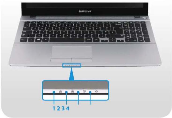 SAMSUNG 4 Series NT450R5E - 동작 표시등 - 1
