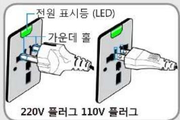 SAMSUNG 3 Series NT370R5E - 교류(AC) 전원 단자 사용 시 - 1