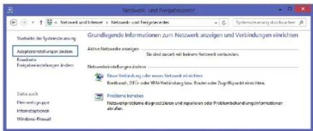 Netwerk und Freigabekometer Startseite des Systemsteuerung Adaptorenstellungen zum Erwiferte Freigabekstellungen finden Grundlegende Informationen zum Netzwerk anzeigen und Verbindungen einrichten Aktive Netwerk anzeigen Sie sind kurzelt mit keinem Netzwerk verbunden. Netwerkinstellungen finden Ener Verbindung oder neues Netzwerk einrichten Redband-, DIF- oder WAN-Verbindung bzw. Router oder Zugriffpunkt einrichten Prozions behöse Netzwareprozions diagnostischen und reparieren oder Problembehandungsinformationen einkommen. Windows-Firwall
