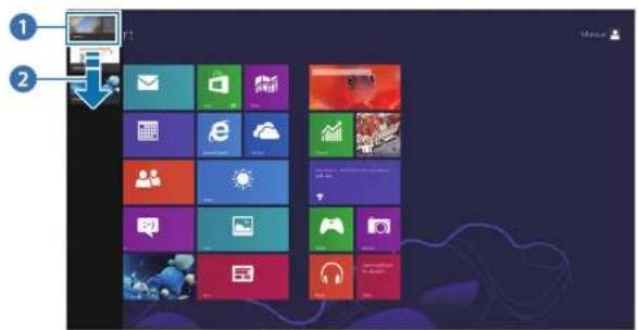 SAMSUNG ATIV NP940X3GI - Öffnen kürzlich verwendeter Anwendungen - 1