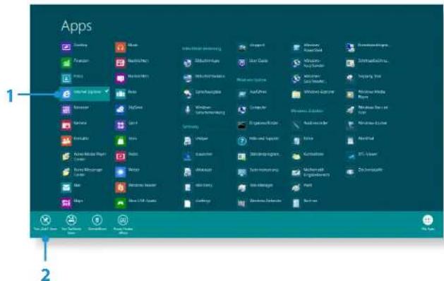SAMSUNG 5 Series NP530U4C - Hinzufügen/Entfernen einer App zum/vom Startbildschirm - 1