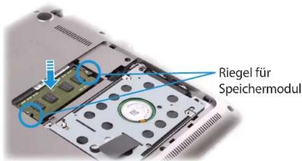 Riegel für Speichermodul