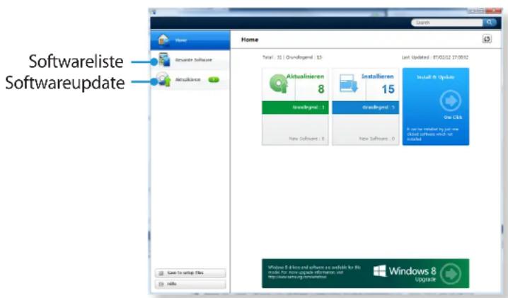 SAMSUNG ATIV NP530U3C - Aktualisieren der Samsung-Software - 2
