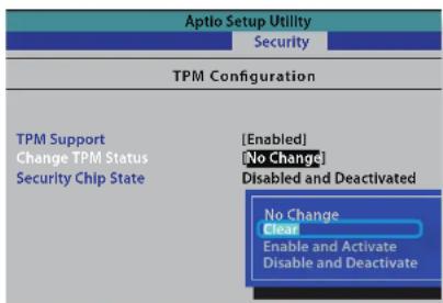 SAMSUNG ATIV NP530U3C - Initialisieren des TPM-Chips - 3
