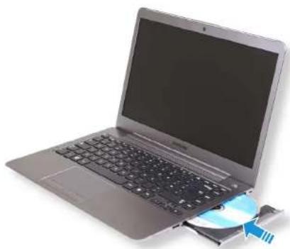 SAMSUNG ATIV NP530U3C - Einlegen und Auswerfen einer CD - 2
