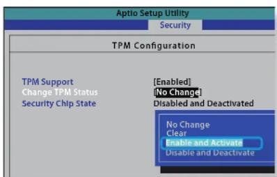 SAMSUNG ATIV NP530U3C - Verwenden des TPM-Sicherheitsgeräts(Optional) - 1