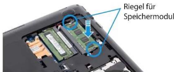 Riegel für Speichermodul