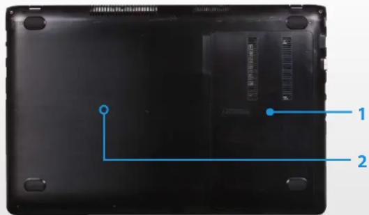 SAMSUNG ATIV NP470R5E - Ansicht von unten - 1
