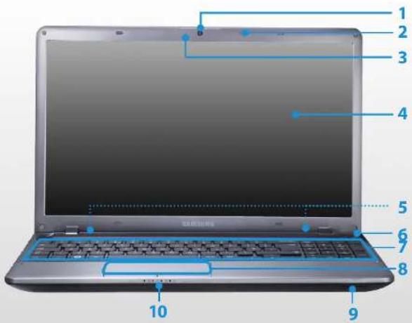 SAMSUNG 3 Series NP355E7C - Vorderansicht - 2