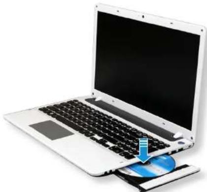 SAMSUNG 3 Series NP355E7C - Einlegen und Auswerfen einer CD - 2